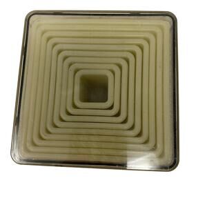 Cookie pastry nylon cutter set Square set of 9 Fat Daddio